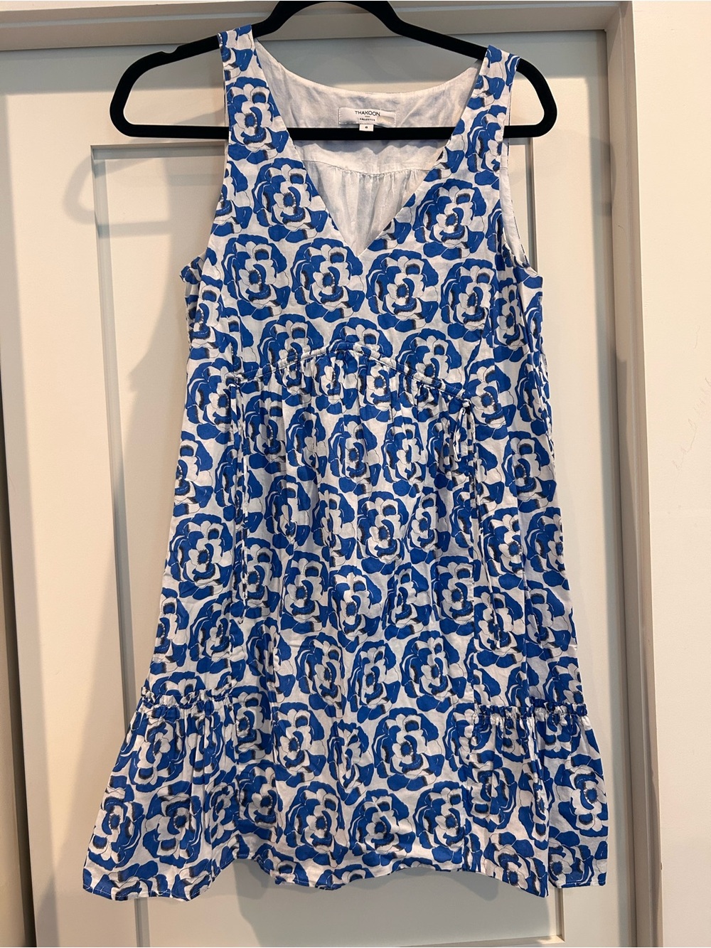 Thakoon Collective Blue Print mini dress